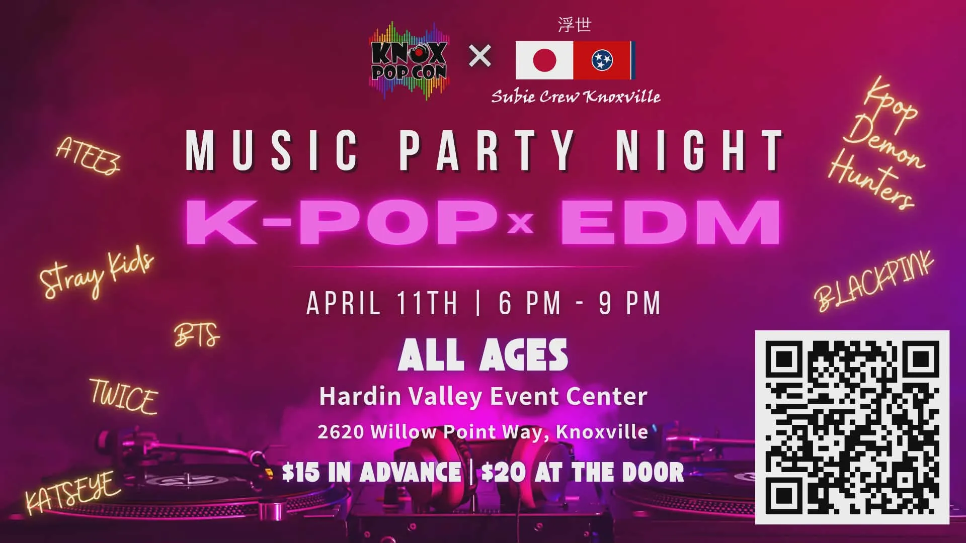 K-Pop/EDM Rave Night + JDM Car Show