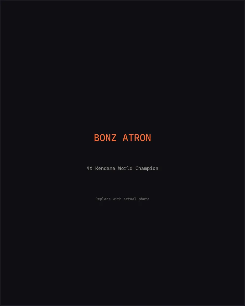 Bonz Atron — 4X Kendama World Champion performing a kendama trick