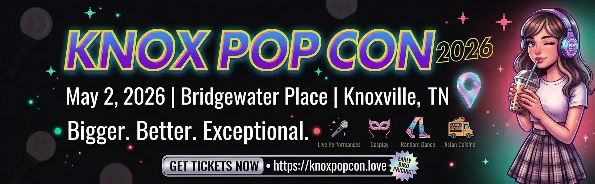 Knox Pop Con 2026 - Knox Pop Con event