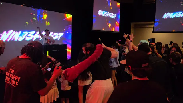Lighting and crowd energy during the KPC 2026 evening block